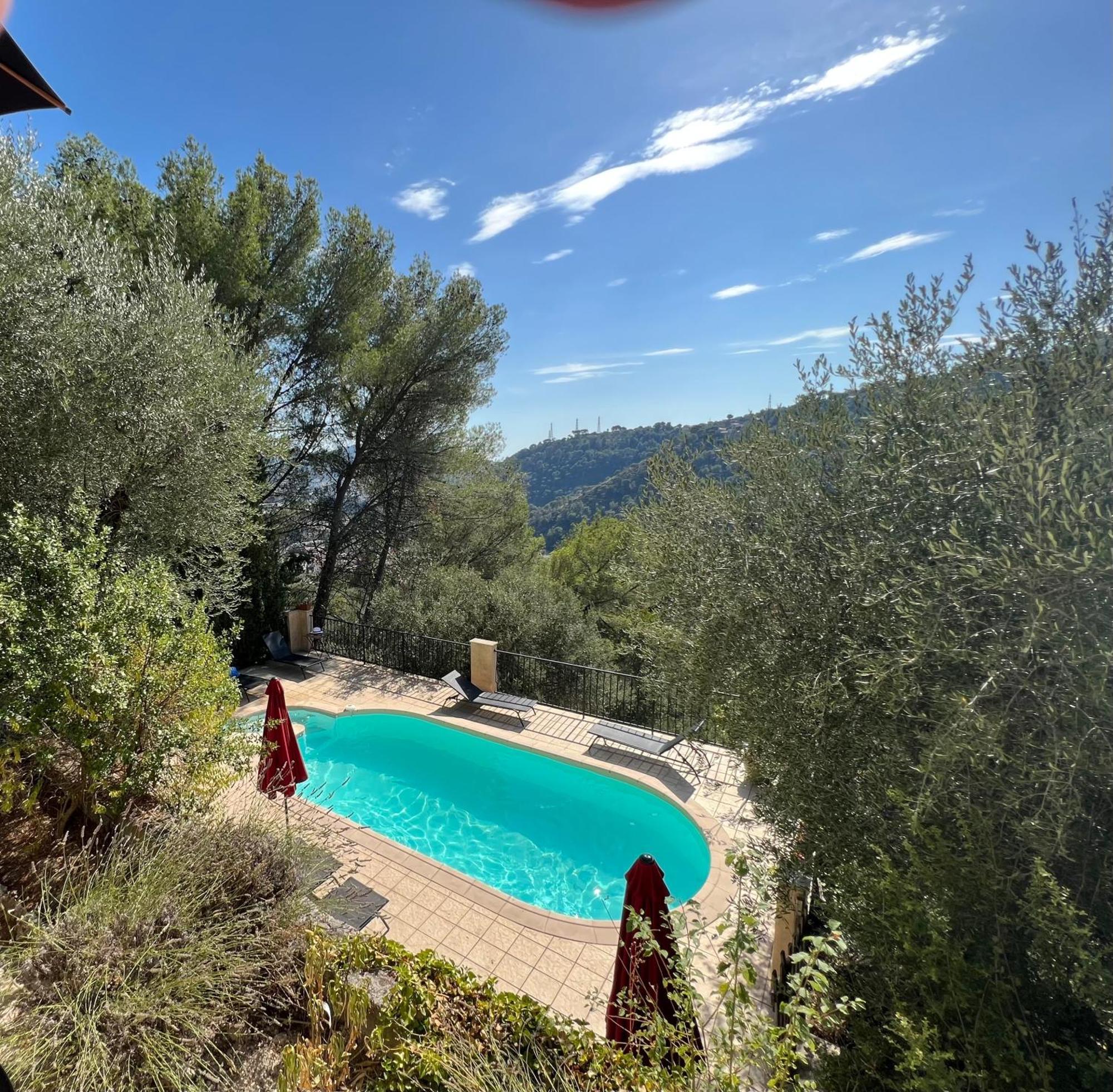Drap Entre Nice Et Monaco Grande Villa Avec Piscine Privee 12 Personnes מראה חיצוני תמונה